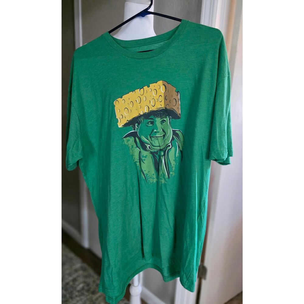 Men's Chive Tees Chris Farley Cheesehead Packer T-shirt XXL